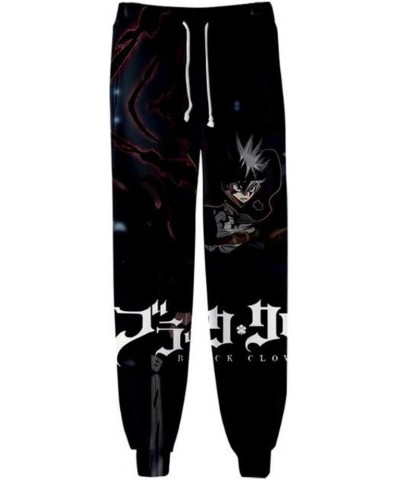 Anime Black Clover Sweatpants 3D Printed Joggers Pants Sport Trousers with Drawstring 1131/5 $10.97 Activewear