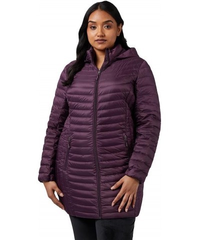 Women's 3/4 Ultra-Light Down Jacket| Slim Fit | Detachable Hood | Water Repellant Irises $26.45 Jackets