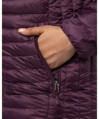 Women's 3/4 Ultra-Light Down Jacket| Slim Fit | Detachable Hood | Water Repellant Irises $26.45 Jackets