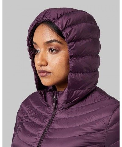 Women's 3/4 Ultra-Light Down Jacket| Slim Fit | Detachable Hood | Water Repellant Irises $26.45 Jackets