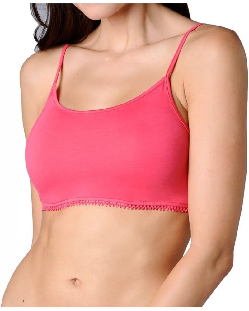 Janet Boatneck Demi Cami Crop Tops for Women Crop Tops to Layer Over The Bra Cleavage USA Made Cropped Tank Top Dusty Rose $1...