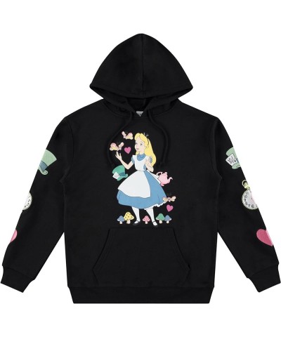 Ladies Alice in Wonderland Hoodie Sweatshirt - Ladies Classic Alice in Wonderland Clothing - Hoodie Sweatshirt Black $18.00 H...