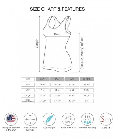 Seamless Supersoft Racerback Tank, UV Protective Fabric UPF 50+ (Made with Love in The USA) Eggplant $16.66 Tanks