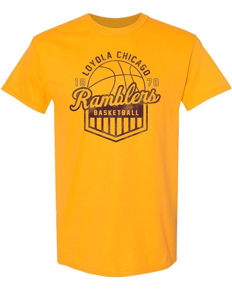 Hampton Pirates Basic Block, Team Color T Shirt, College, University Loyola Chicago Ramblers Gold $10.80 T-Shirts