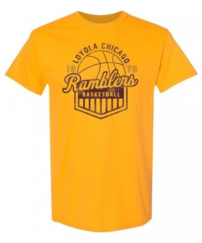 Hampton Pirates Basic Block, Team Color T Shirt, College, University Loyola Chicago Ramblers Gold $10.80 T-Shirts