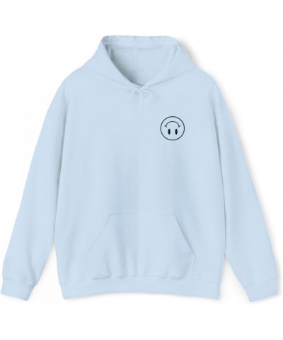 ACushylife Unisex Graphic Hoodies - Trendy Cute Hoodies for Teen Girls with Preppy Smiley Face Print Light Blue $24.59 Hoodie...