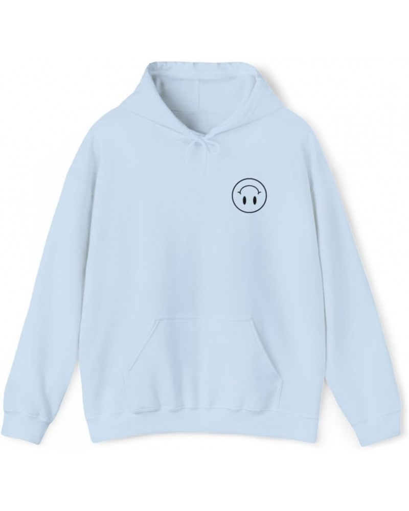 ACushylife Unisex Graphic Hoodies - Trendy Cute Hoodies for Teen Girls with Preppy Smiley Face Print Light Blue $24.59 Hoodie...