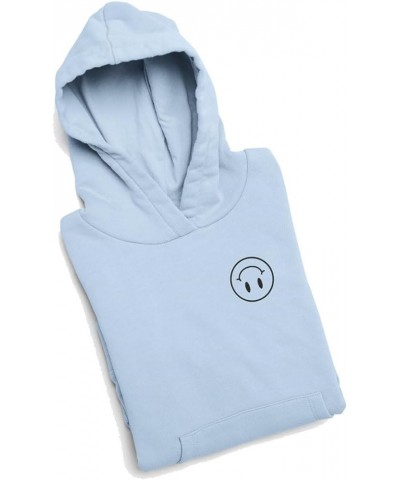 ACushylife Unisex Graphic Hoodies - Trendy Cute Hoodies for Teen Girls with Preppy Smiley Face Print Light Blue $24.59 Hoodie...