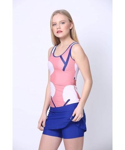 Modest Swimsuit Tankini Top and Swim Skirt with Short Leggings (XS-XXL) Pink Cherry's $29.60 Swimsuits