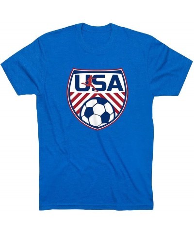 Soccer USA Short Sleeve T-Shirt | Soccer Tee | Youth and Adult Sizes Youth Royal $17.15 Tops