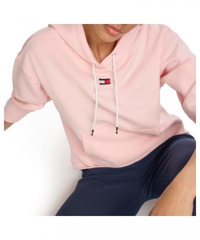 Women's Logo Flag on Chest Soft Fleece Hoodie Rose $21.71 Activewear