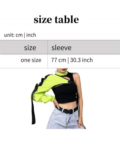 Novelty Crop Top Exotic Fashion Tops for Girls and Women Green 2 $15.07 Sweaters