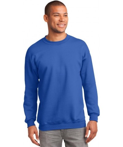 Port & Company - Essential Fleece Crewneck Sweatshirt. PC90 Royal $10.65 Sweatshirts