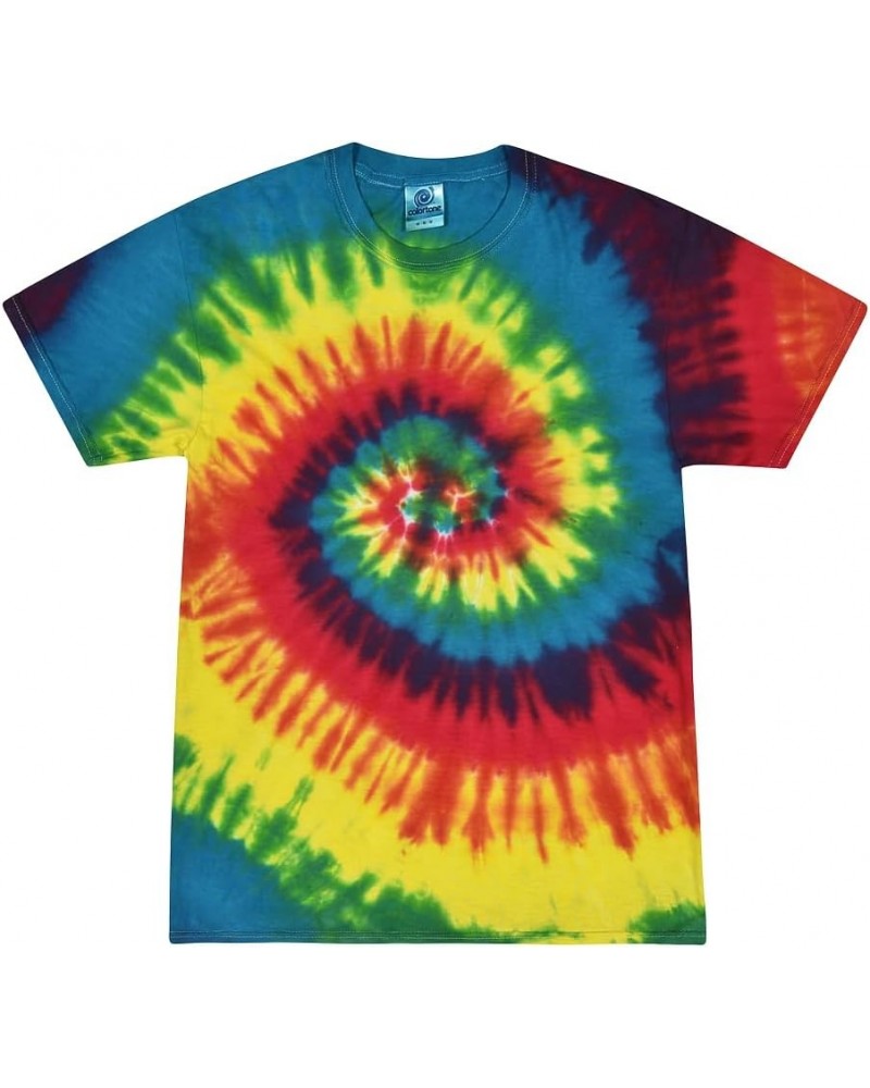 Tie Dye Shirt Women Tops, Tie Dye Shirts for Men, Teens, Tie Dye T Shirts, 100% Cotton in 35 Colors, Sizes S-5XL Reactive Rai...