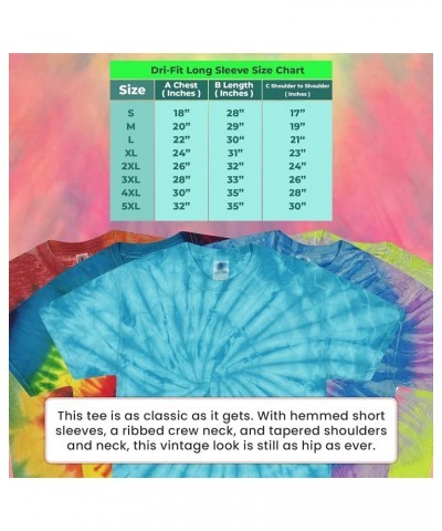 Tie Dye Shirt Women Tops, Tie Dye Shirts for Men, Teens, Tie Dye T Shirts, 100% Cotton in 35 Colors, Sizes S-5XL Reactive Rai...