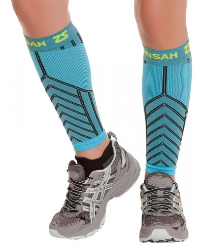 Running Leg Compression Sleeves - Shin Splint, Calf Compression Sleeve Men and Women Small-Medium Pop Aqua $26.54 Others