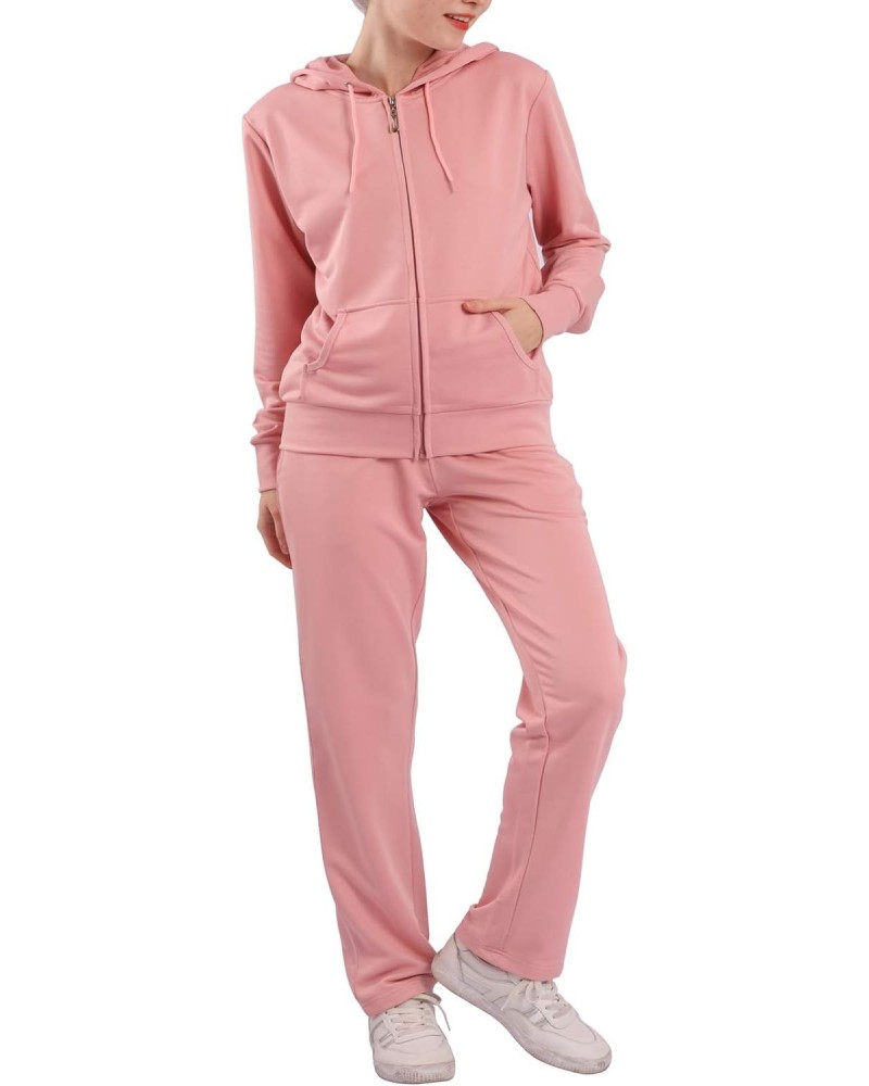 Tracksuits for Women Sweatsuits Sets 2 Piece Outfits Long Sleeve Zip Up Hoodied Sweatshirts and Sweatpants Sports Athletic Wo...