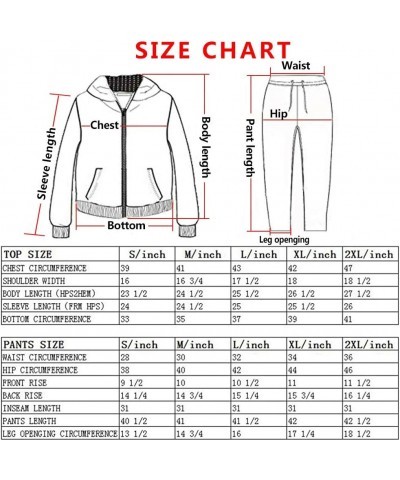 Tracksuits for Women Sweatsuits Sets 2 Piece Outfits Long Sleeve Zip Up Hoodied Sweatshirts and Sweatpants Sports Athletic Wo...