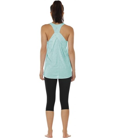 Workout Tank Shirts for Women - Athletic Exercise Yoga Gym Tops, Womens Muscle Tank (Pack of 2) Ice Green $8.82 Activewear