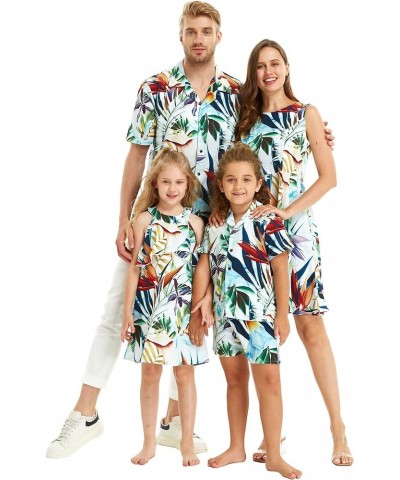 Matchable Family Hawaiian Luau Men Women Girl Boy Clothes in Lost in Paradise Women Women V Neck Jump Suit $12.32 Jewelry