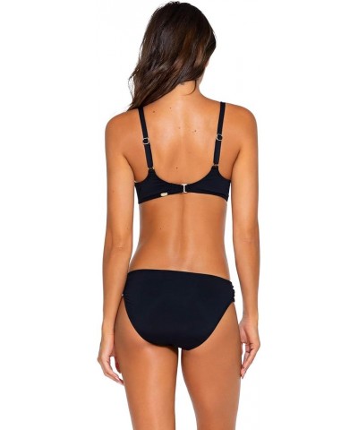 Women's Standard Carmen Swimsuit Bikini Top with Underwire Black $20.90 Swimsuits