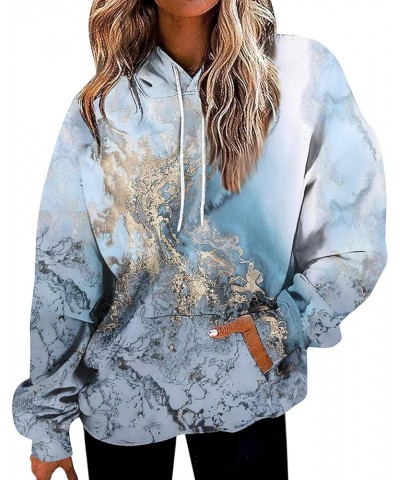 Hoodies for Women Cute Tie Dye Print Casual Long Sleeve Oversized Hooded Sweatshirt Lightweight Pullover Tops Y2k Streetwear ...