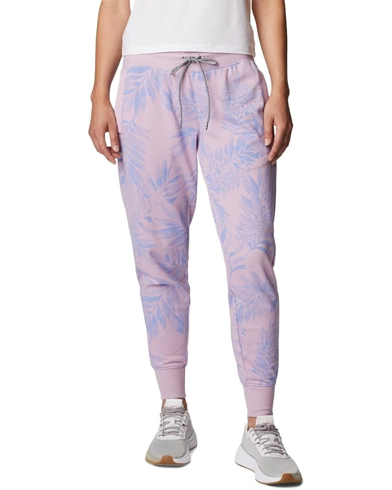 Women's Slack Water French Terry Jogger Serenity/Palmetto Print $14.81 Activewear