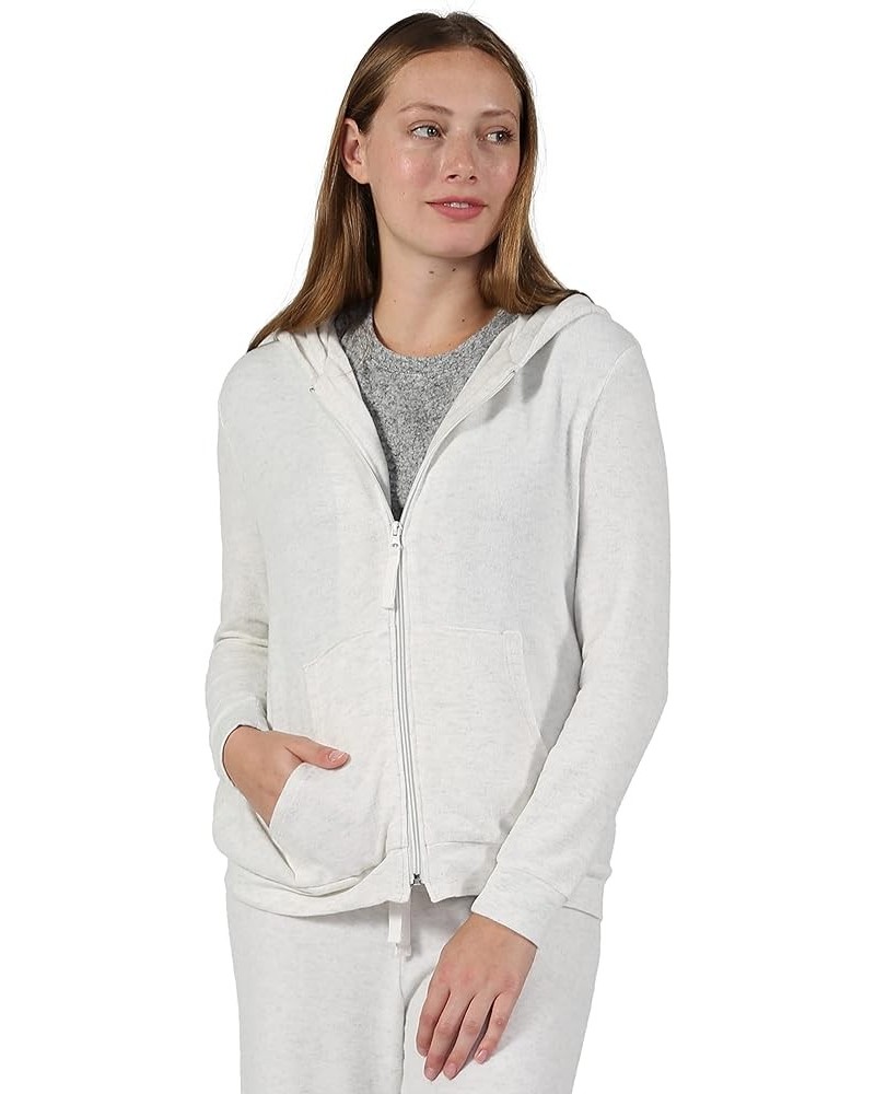 Women's Zipper Front Fashion Hoodie with Pockets, 80% Rayon 15% Polyester 5% Spandex, Machine Wash Cold, Imported Oat $29.90 ...