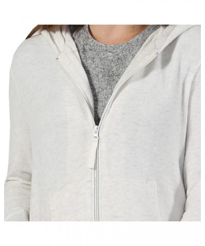 Women's Zipper Front Fashion Hoodie with Pockets, 80% Rayon 15% Polyester 5% Spandex, Machine Wash Cold, Imported Oat $29.90 ...