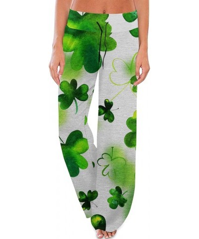 Saint Patricks Day Outfit Women Shamrock High Waist Workout Fashion Bottoms Trousers Lucky Cute Funny Pants G-green $7.64 Pants