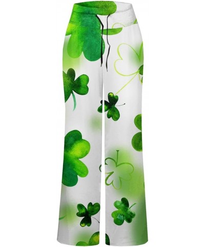 Saint Patricks Day Outfit Women Shamrock High Waist Workout Fashion Bottoms Trousers Lucky Cute Funny Pants G-green $7.64 Pants