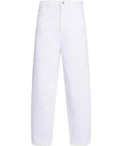 Women's Balloon Leg High Waisted Jeans in White The Jaunt Blanc $23.38 Jeans