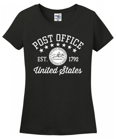 Vintage The Post Office Department Est. 1792 Missy Fit Ladies T-Shirt (S-3X) Ultra Black $10.50 T-Shirts