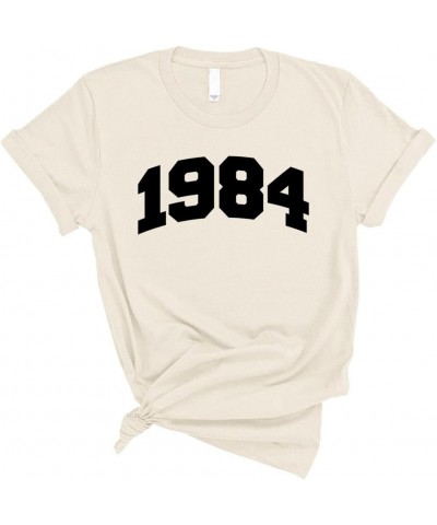 1984 College Style Shirt Unisex Natural $10.50 T-Shirts