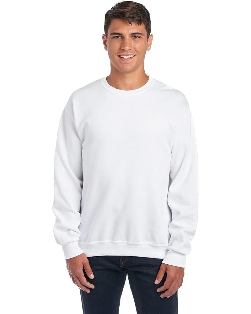 Fleece Crewneck Sweatshirt, Style G18000, Multipack White $10.35 Others