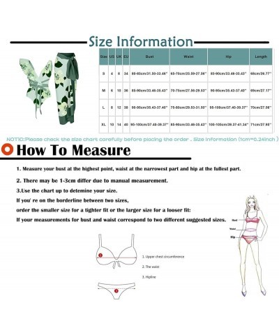 Women's Swimsuits Tummy Control Casual Sexy Slim Fit Fashion Printed Split Bikini Beachwear Suit Two Piece Swimsuits 02-black...