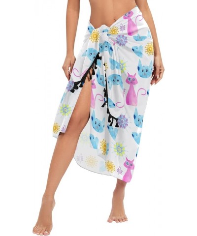 Women's Cover Ups Skirt Sarongs Beach Wrap Skirt Cover Up Bikini for Swimwear Long Multicolor Long16 $17.39 Swimsuits