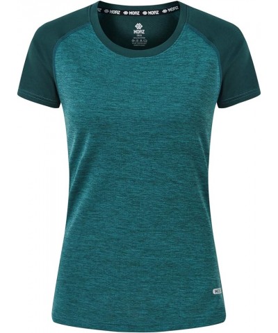 Women's Short Sleeve UPF 50+ Sun Protection Sports T-Shirt Quick Dry Running Workout Athletic Tee Top Dark Green $11.25 Activ...