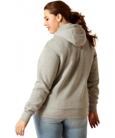 Women's Hooded Sweatshirt Real Grazing Heather Grey $27.61 Hoodies & Sweatshirts