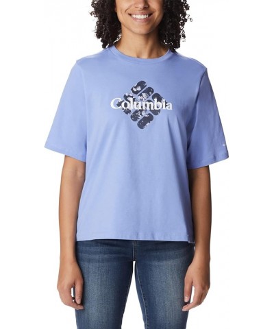 Women's North Cascades Relaxed Tee Serenity/Centered Gem Solarized Tonal $10.19 Activewear