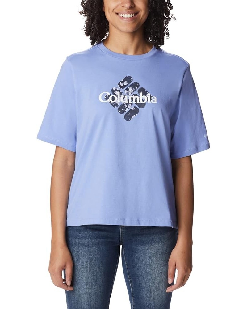 Women's North Cascades Relaxed Tee Serenity/Centered Gem Solarized Tonal $10.19 Activewear