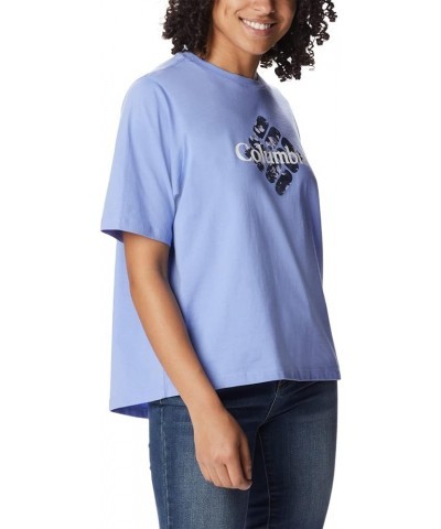 Women's North Cascades Relaxed Tee Serenity/Centered Gem Solarized Tonal $10.19 Activewear