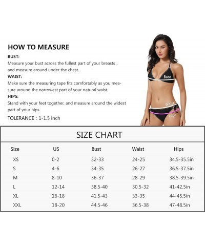 Women's Triangle Bikini Swimsuits Sexy Two Piece Swimwear Set Swimming Bikini Sets Color5 $13.23 Swimsuits