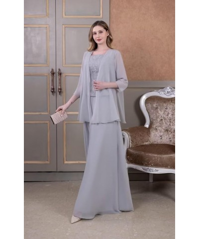 2 Piece Mother of The Bride Dresses for Wedding Mother of The Groom Dresses with Jacket Wedding Guest Dresses for Women Dusty...