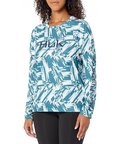 Women's Pursuit Pattern Long Sleeve, Sun Protecting Fishing Shirt and Zag - Tapestry $22.45 Activewear