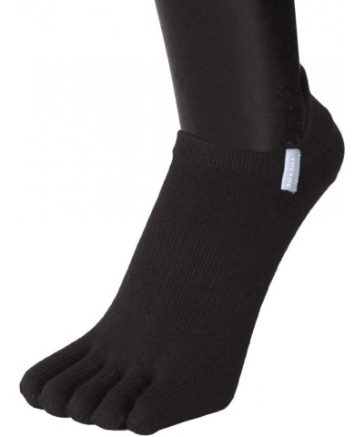 Sports Running Mini-Crew CoolMax Toe Socks Black $13.34 Activewear