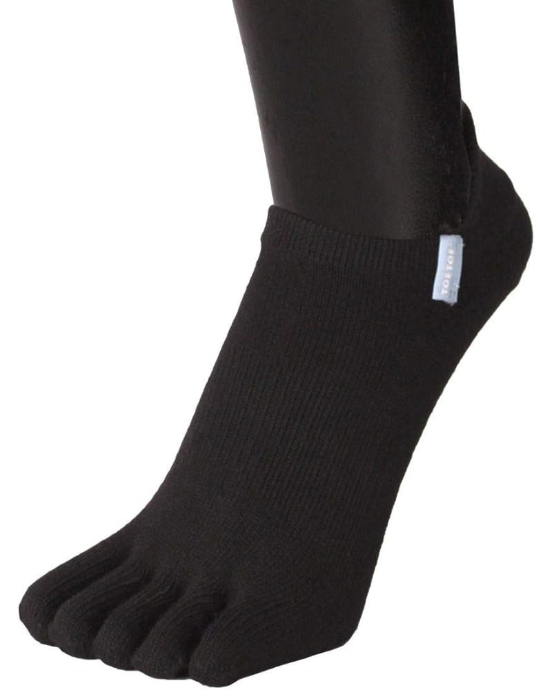 Sports Running Mini-Crew CoolMax Toe Socks Black $13.34 Activewear