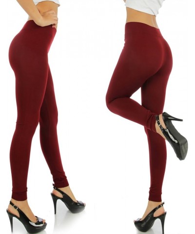 Women's Flroal Elephant Beautiful Aztec Best Premium Ultra Soft Printed Leggings Burgundy_ $8.54 Leggings