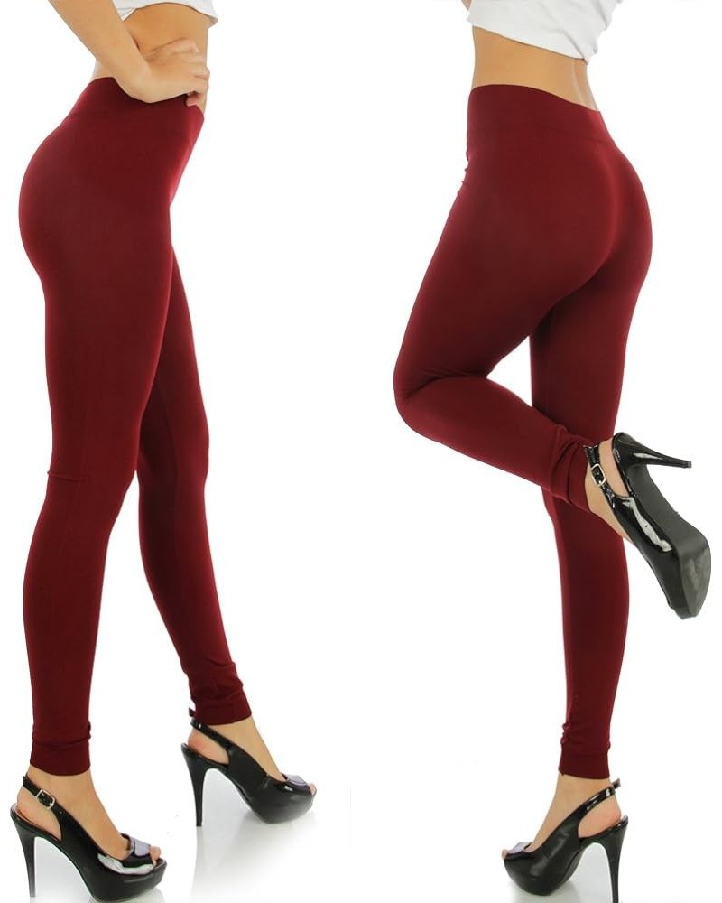 Women's Flroal Elephant Beautiful Aztec Best Premium Ultra Soft Printed Leggings Burgundy_ $8.54 Leggings