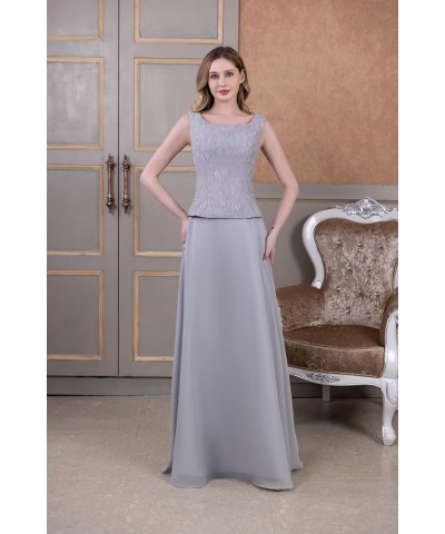 2 Piece Mother of The Bride Dresses Plus Size with Jacket Scoop Mother of The Groom Formal Dresses with Long Sleeves Champagn...